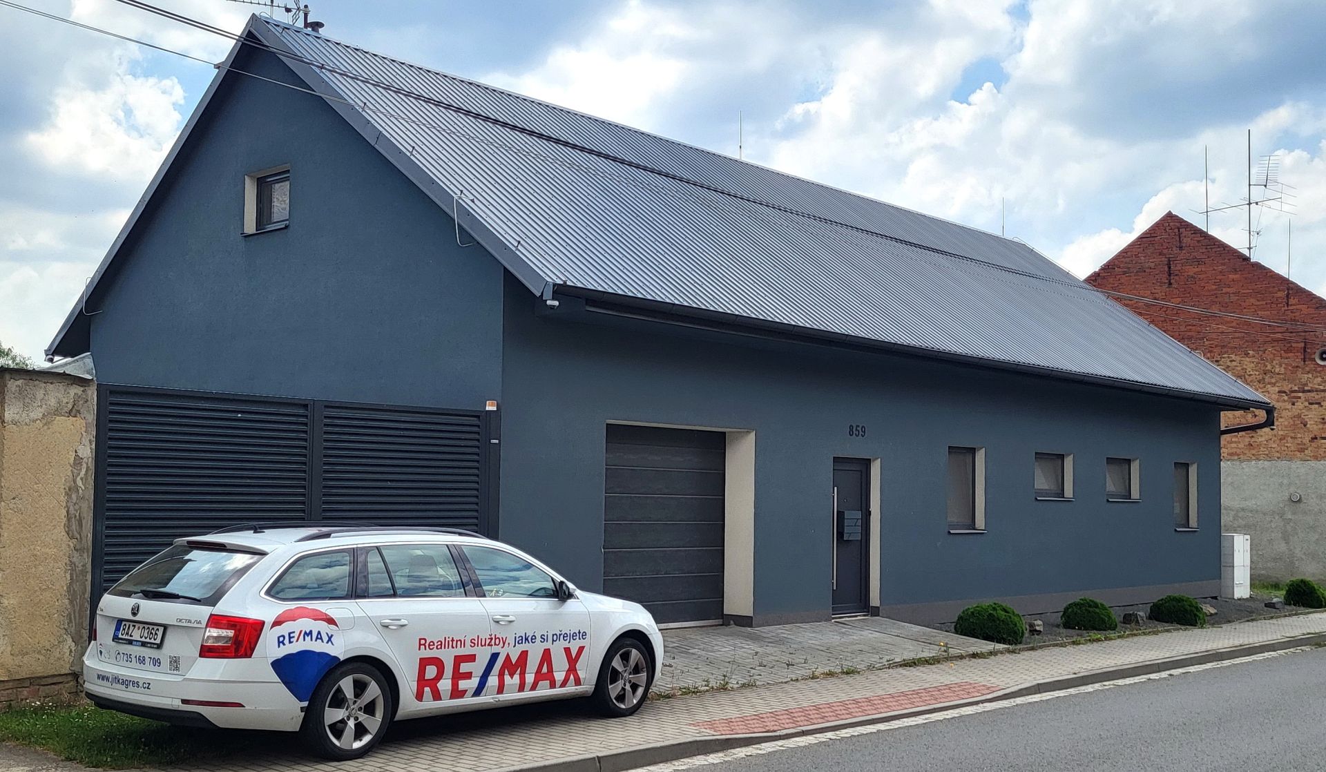 Novostavba nízkoenergetického RD, Loučany u Olomouce