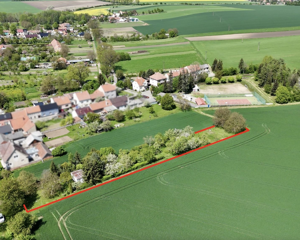 Prodej stavebního pozemku 2192 m², Vřesovice, okr. Prostějov